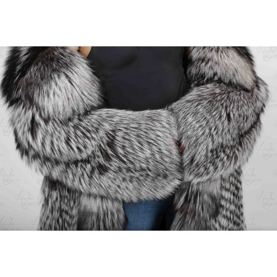  Long jacket - Argentine fox fur
