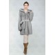 Canadian mink faux fur jacket