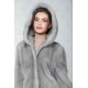 Canadian mink faux fur jacket