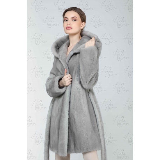 Canadian mink faux fur jacket